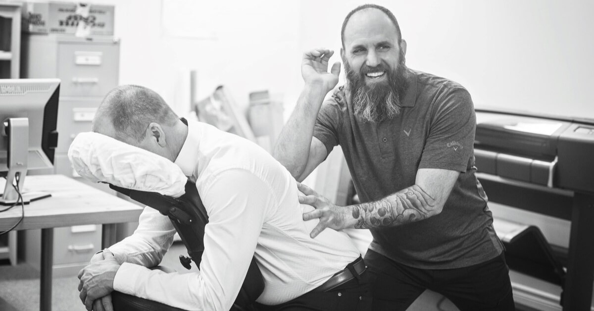 Person Getting Chair Message What Is a Chair Massage? Learn Why It’s Worth Trying - American ...