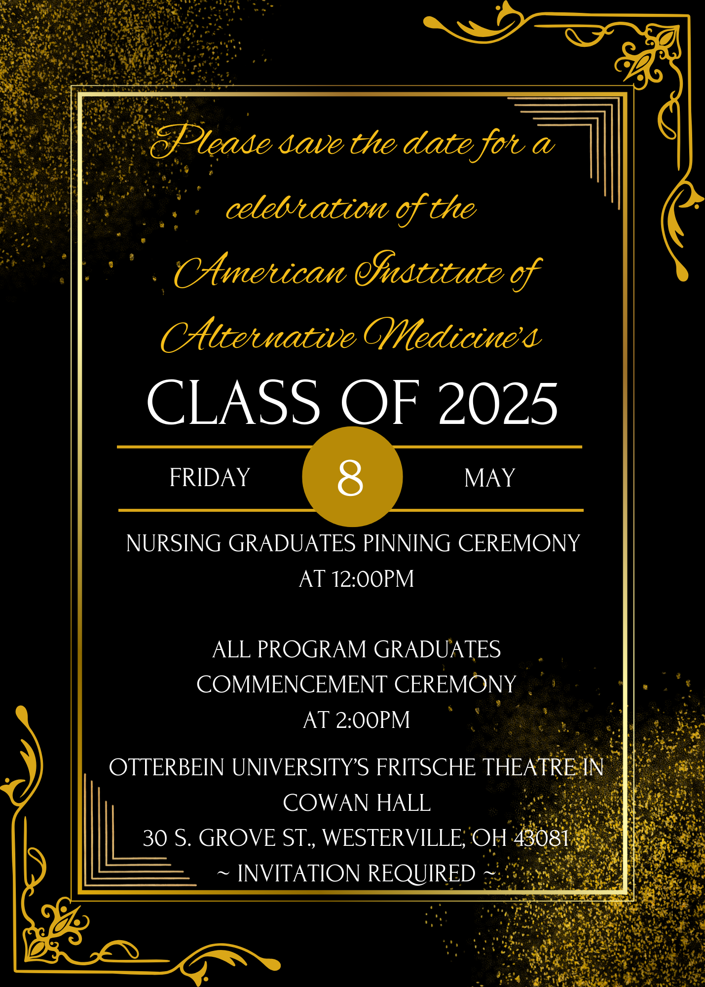 Commencement Ceremony Information - American Institute of